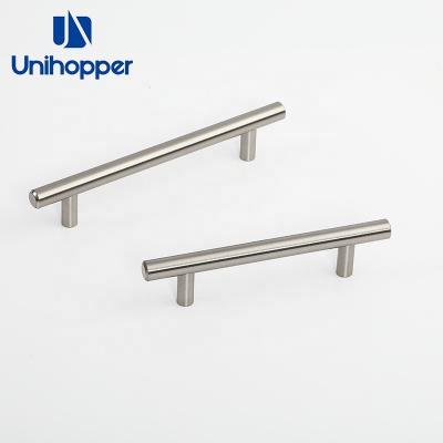 China Wholesale Modern Unihopper Cabinet Dresser Cavity Nickel Cabinet Drawer T Bar Handle Pull Pull For Kitchen Furniture for sale