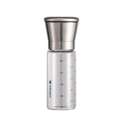 China Viable Wholesale High Quality Kitchen Glass Salt Pepper Grinder Bottle for sale