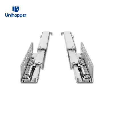 China Unihopper Contemporary Factory Full Extension Undermount Concealed Sliding Rails With Soft Closing for sale