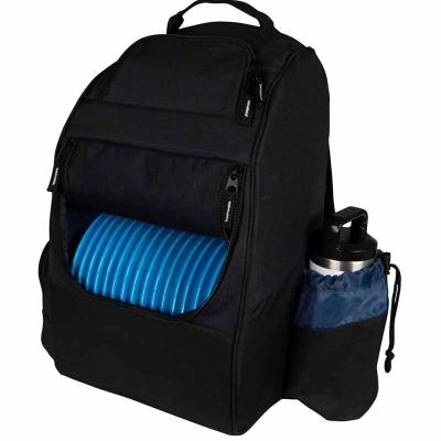 China Lightweight Polyester Sport Water Bottle Frisbee Disc Backpack Holds 25+ Discs, Wholesale Nylon Custom Large Disc Golf Backpack Bag for sale