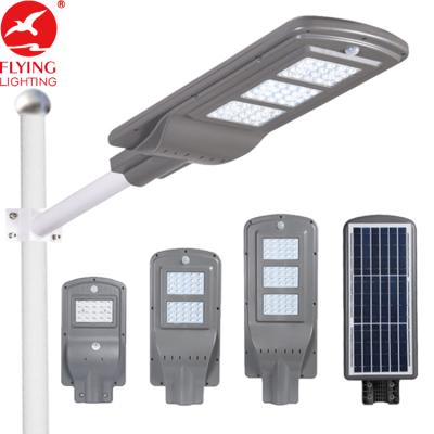 China Road Flyinglighting Integrated Industrial 20w 40w 60w Led Solar Street Light for sale