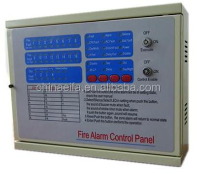 China Fire Control Panel Zone Alarm Strobe Siren Professional Security System NW8200 I for sale