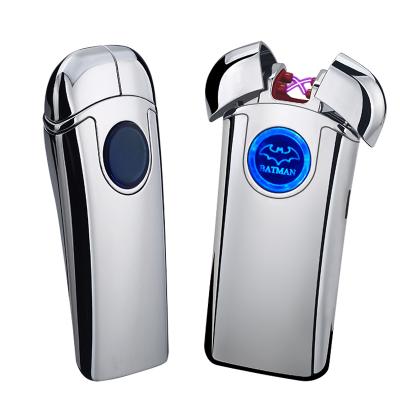 China Rg191 Electronic yanzhen Wholesale Custom Double Arc USB Rechargeable Lighter Lighter for sale