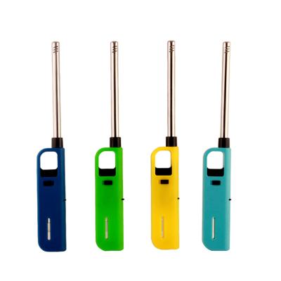 China Disposable& HB-029C Cheap Hot Selling Plastic Kitchen Cooking Gas Lighter Long BBQ Lighter for sale