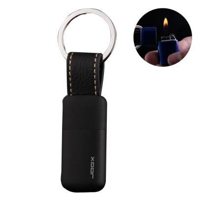 China JK-005 China Factory Key Chain Leash JK-005 China Factory Luminous Inflatable Flame Metal Grinding Wheel Gas Lighter Inflatable Custom Keychain for sale