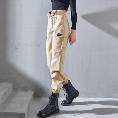 China High Quality Anti-wrinkle Factory Motorcycle Long Pants For Women Elastic Waist Overalls for sale