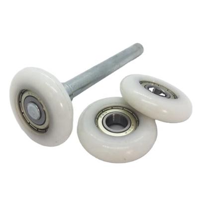 China Smooth Rolling Plastic Nylon Roller Wheel Precision Polishing Sliding Garage Door Roller With Bearing for sale