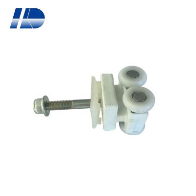 China Rolling Hanging Sliding Door Roller Wheels Smoothly With Bearing Factory Price Sliding Door Hanger Wheels for sale