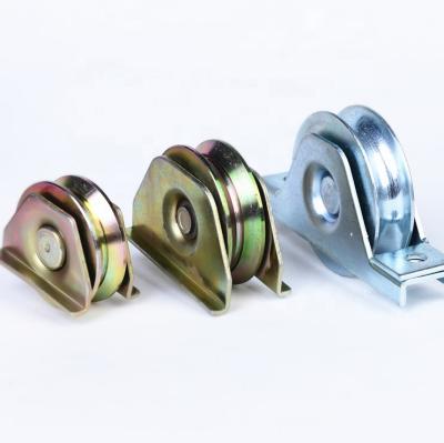 China Smoothly Sliding Door Roller Bearing For V Groove Wheel Factory Price Nylon Steel V Groove Wheel for sale