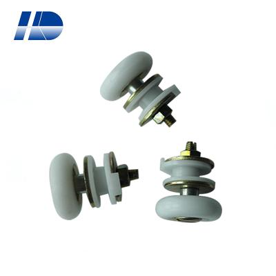 China High Quality Well Designed Nylon Compartment Door Shower Rollers Bottom Runners Wheels Smoothly Rolling for sale