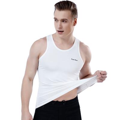 China Men's Vest Pure Cotton Summer Sports Fitness Breathable Thin Knit QUICK DRY for sale