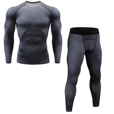 China Customer Design Men Gym Fitness Shirts Yoga Compression Tank Tops Breathable Wear Sport Clothing Workout Quick Dry Set for sale