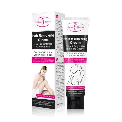 China Amazon hot-selling legs hair removal and depilatory cream 100g non-irritating for armpits for sale