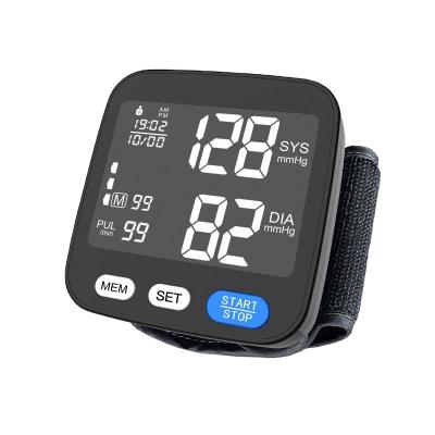 China New Design Digital Tensiometro Electronic Wrist Professional Blood Pressure Monitor Digital BP Testing Manual Meter for sale