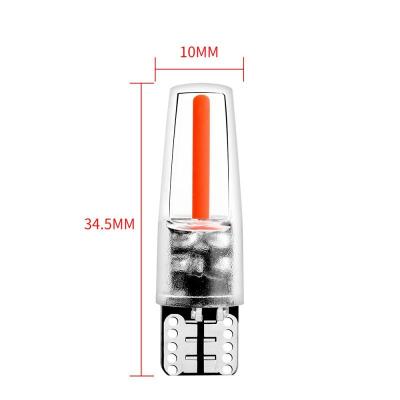 China Trunk 12V 8 T10 COB LED Car Bulb Reading Lights Air Cooled Interior Auto License Plate Lamp Warm White Yellow Colors for sale