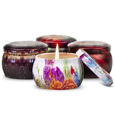 China Wholesale Natural Aromatherapy Vegan Birthdays Soy Wax Candles Gift Set for sale