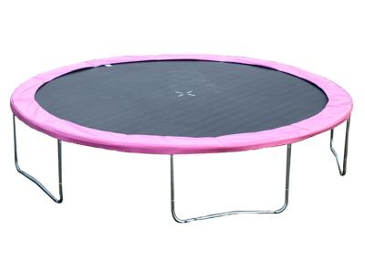 China Kids Outside Bungee Jumpking Spring Big Jump Trampoline Red and Pink for sale