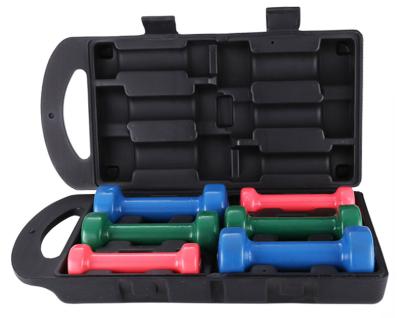 China Vinyl Ladies Dumbbell Set Aerobic Strength Weight Gym Home Fitness Training Pair for sale