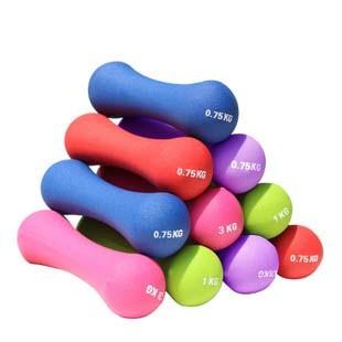 China Ejercicio determinado del músculo del bíceps del entrenamiento del cuerpo del levantamiento de pesas de la pesa de gimnasia colorida del neopreno en venta