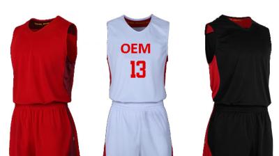 China Men's Basketball Jersey Suits Boy's Custom Sports Wear with Cotton for sale