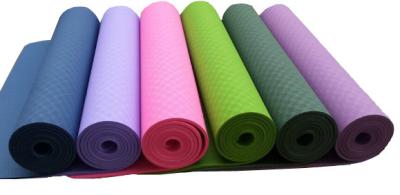 China 4MM PVC Yoga Non-slip Mat Thick Exercise Pad Lose Weight Durable Gym Fitness for sale