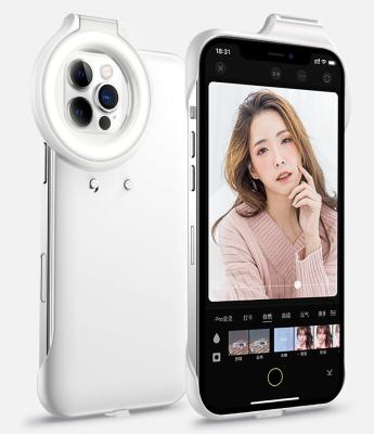 China Type-C Light-filling Live Streaming Vlog Selfie Power Fill Cell Phone Light Case For iPhone 12 12 pro for sale