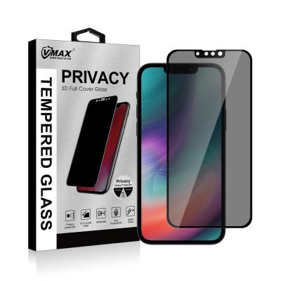 China Unbreakable 3D Anti Spy Clear Tempered Glass Full Screen Protector 9H Stronger Privacy HD For iPhone 13 Mini Pro Max for sale