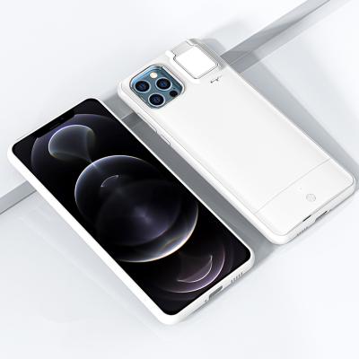 China wholesale Light-filling Selfie Vlog 50pcs Led Beauty Square Ring Fill Light Phone Protective Case Cover For iPhone XS 11 12 Pro Max Mini for sale