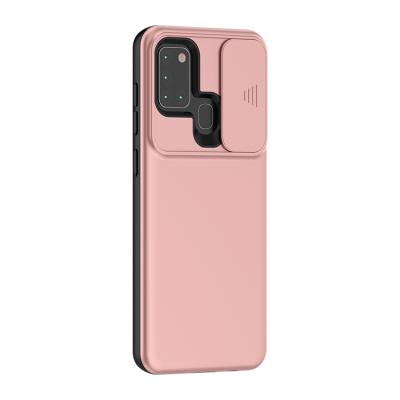 China Wholesale Shockproof Lens Hybrid Bumper Cover Anti-fall Slide PC TPU Phone Case For Samsung Galaxy A21 A21S for sale