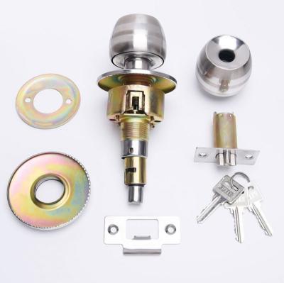 China Entrance& Privacy& High Quality Privacy Passage Entrance Lockset Hotel Door Knob Brass Combination Lock for sale