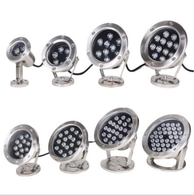 China High Quality Underwater Waterproof Square Theme Park Lights 3~36W LED Fountain Pool Decoration for sale