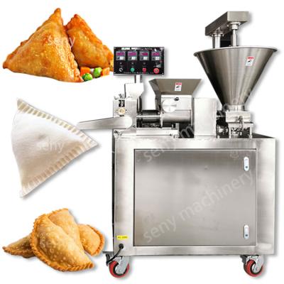 China Wonton Spring Roll Samosa Machine Stainless Steel Curry 304 Water Cooled Puff Making Machine Samosa Filling Machine for sale