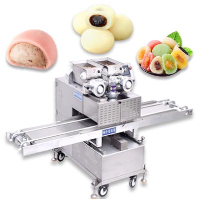 China New High Efficiency SY-900 Automatic Industrial Cup Filled Cake Making Machine Small MoChi Encrusting Machine for sale