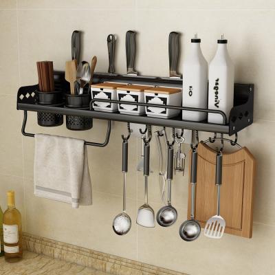 China Living Space Aluminum Kitchen Shelf Wall Hanging Storage Tool Rest Pendant for sale