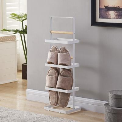 China Integrated Space-Saving Slipper Shoe Rack Viable Multi-Layer Household Rack for sale