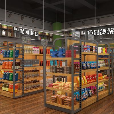 China High Quality Steel / Eco Board Steel / Eco Board Smoke Shop Showcases Supermarket Shelves Shelfe for sale