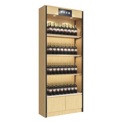 China Door Smoke Glass Shop Shelves Display Racks Wine Tobacco Shop Display Furniture Boutique Grocery Shelf Tobacco-01 for sale