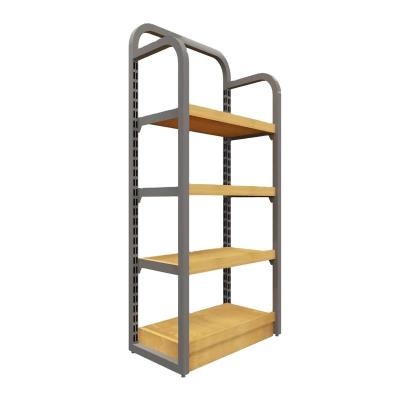 China Customized Smoke Resistant Pharmacy Shelf Wine Grocery Shop Retail Store Cosmetic Display Racks Supermarket Shelves for sale