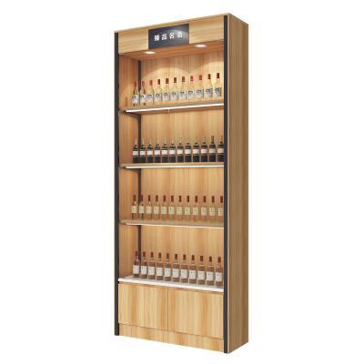 China Single Sided Chinese And Western Pharmacy Shelf DisplayTobacco And Liquor Shelf Customized Cabinet for sale