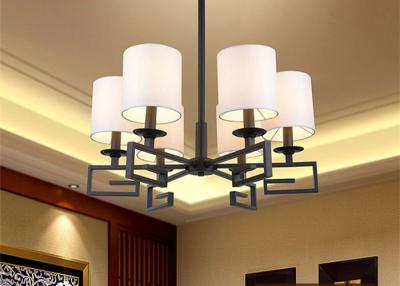 China White Simple Led Chandelier Lighting With 6 Light Chandelier , Superior Electroplating for sale