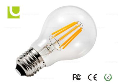 China E26 6 W Dimmable LED Filament Bulb 105LM/W For Chandelier Lighting for sale