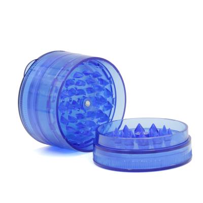 China Wholesale Custom Plastic Herb Grinder Crusher 60mm Container With Container for sale