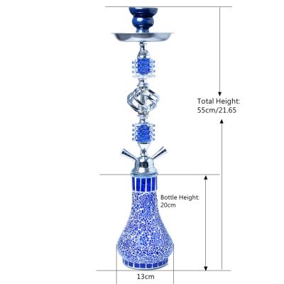 China New portable cheap wholesale shisha matel hookah shisha pipe smoking shisha with factory price for sale