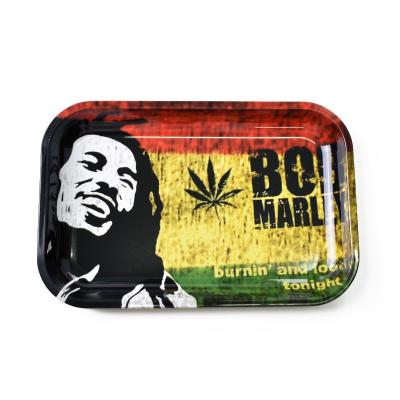 China Eco - Friendly Mixed Color Customize Rolling Tray Metal Rolling Tray 285*180mm for sale