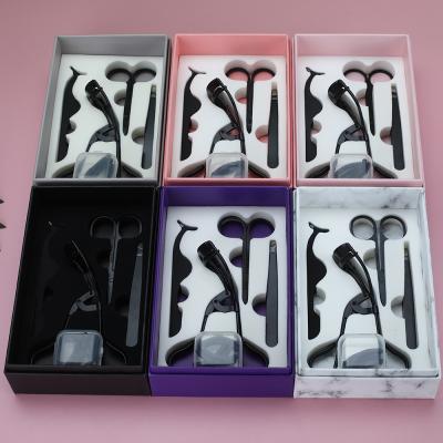 China Wholesale Oblique Eyebrow Tweezers Custom Logo False Eyelash Tool Stainless Steel Eyebrow Clip and Lash Tools Kit for sale