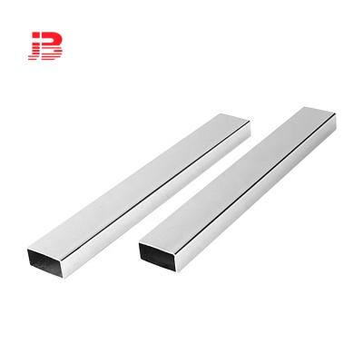 China Chrome Oval Square Tube Pipe 15*30mm For Hardware Shop 1.2M for sale