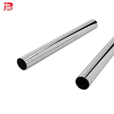 China Clothes Show Silver Metal Chrome Plating Steel Tube Iron Round Pipe for sale