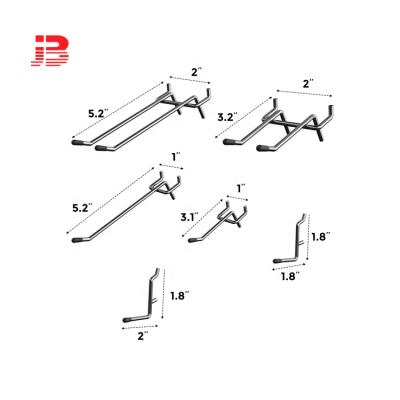 China Supermarket Pegboard Hook Metal Display Peg Hook Accessories JB-335 for sale