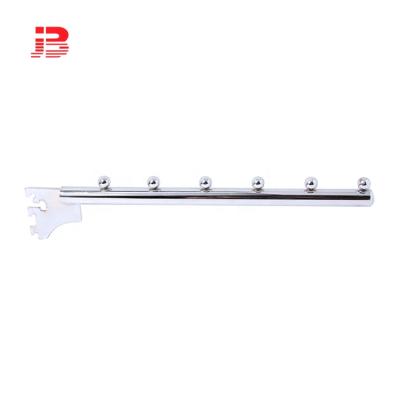 China Clothing Shops Chrome Plating Metal AA Channel Clothes Hanging Hook for sale