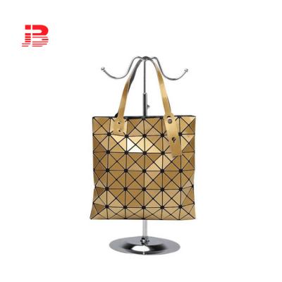 China Hanging Adjustable Bags Countertop Handbag Display Stand Bag Holder for sale